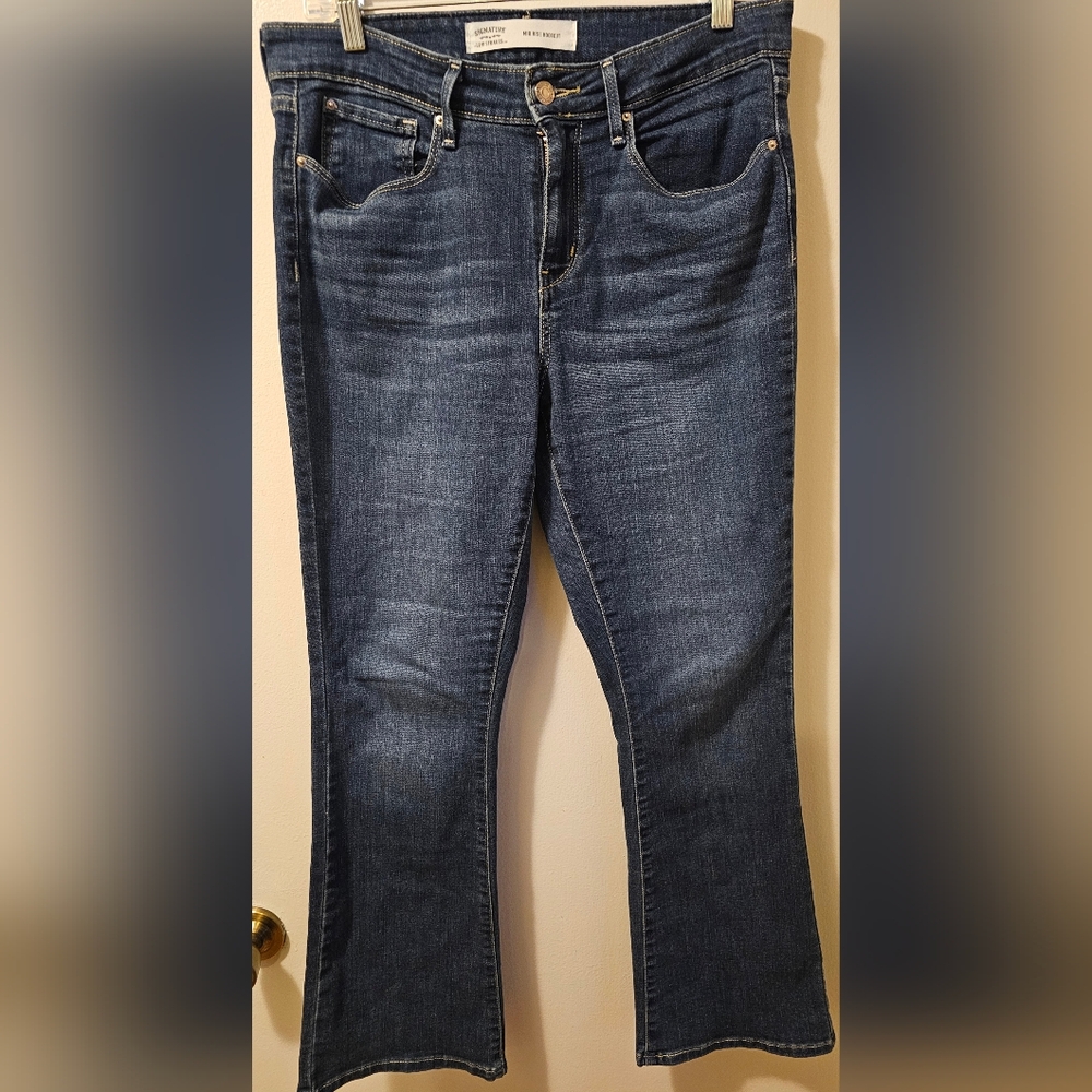 Levis‎ Signature Mid Rise Bootcut Jeans Womens W30 L30 Blue